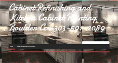 Desktop Screenshot of cabinetrefinishing.info