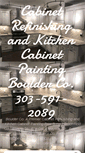 Mobile Screenshot of cabinetrefinishing.info